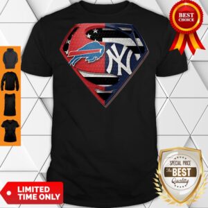 Top Superman Buffalo Bills And New York Yankees Shirt