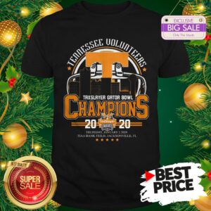 Tennessee Volunteers TaxSlayer Gator Bowl Champions 20 20 Shirt