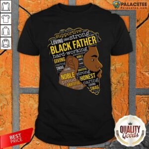 Official Black Father Giving Working Shirt