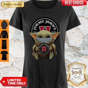 Official Baby Yoda Face Mask Hug Jimmy John’s Shirt