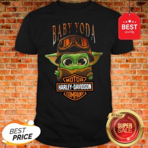 Baby Yoda Motor Harley-Davidson Company Star Wars Shirt