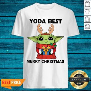 Yoda Reindeer Best Merry Christmas Shirt