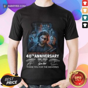 Good Escape From New York 40Th Anniversary 1981 Shirt