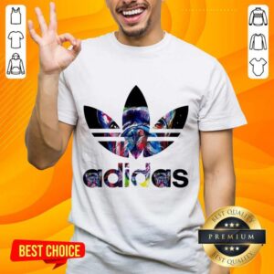 Amused French Bulldog Adidas Super Shirt