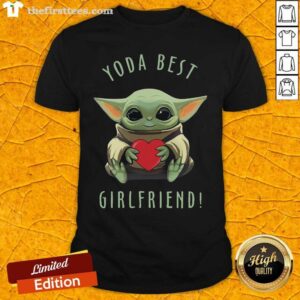 Cute Baby Yoda Hug Heart Best Girlfriend Shirt