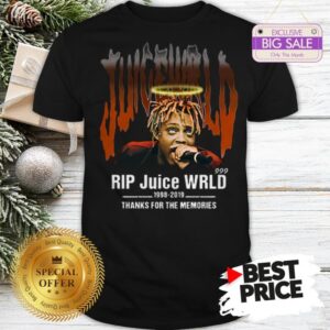 Official Hot Rip Juice WRLD 1998 2019 Thanks For The Memories Shirt