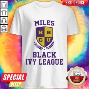 Funny Miles HBCU Black Ivy League Halloween Shirt