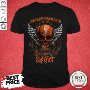 Nice Harley Davidson Motorcycles Slipknot T-Shirt