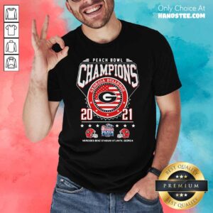 Hot Peach Champions Georgia Bulldogs 23 Shirt