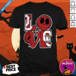 Nice Oklahoma Jack Skellington And Sally Love Shirt