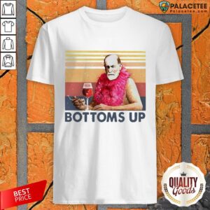 Pink Freud Wine Bottoms Up Vintage Shirt