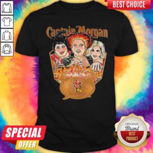 Hocus Pocus Witch Captain Morgan Halloween Shirt