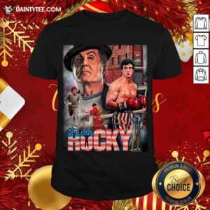 Premium Rocky Balboa American Flag Shirt