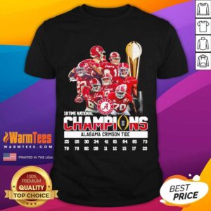Original 18 Time National Champions Alabama Crimson Tide Shirt