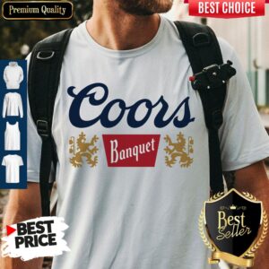 Premium Coors Banquet Beer Logo Shirt