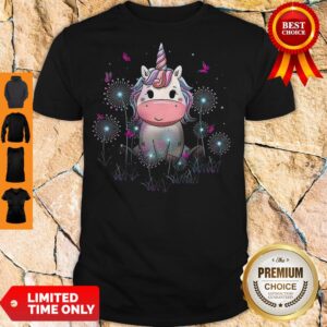 Top Baby Unicorn Dandelion Flowers Shirt