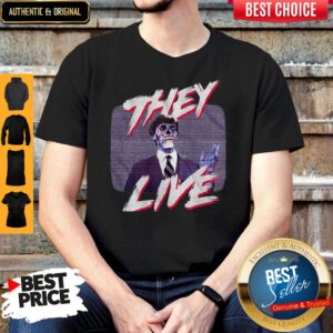 Top Television Static They Live Shirt