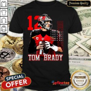Good 12 Tom Brady Tampa Bay Buccaneers Shirt