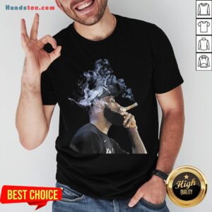 Pretty Lebron James Smoking Cigar Shirt