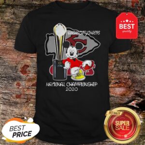 Official Mickey Kansas City Chiefs National Champions 2020 Shirt