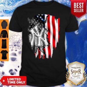 Official New York Yankees Inside American Flag Shirt