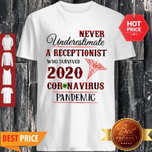 Never Underestimate A Medical Lab Tech Who Survived 2020 Coronavirus Pandemic Shirt
