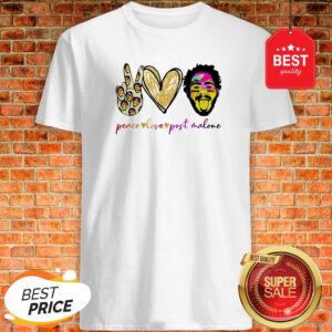 Official Peace Love Post Malone Austin Richard Post Shirt