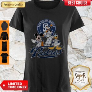 Awesome Mickey Mouse Goofy And Donald Duck San Diego Padres Shirt