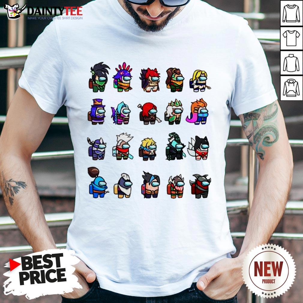 Among Us X League Of Legends Gams Shirt