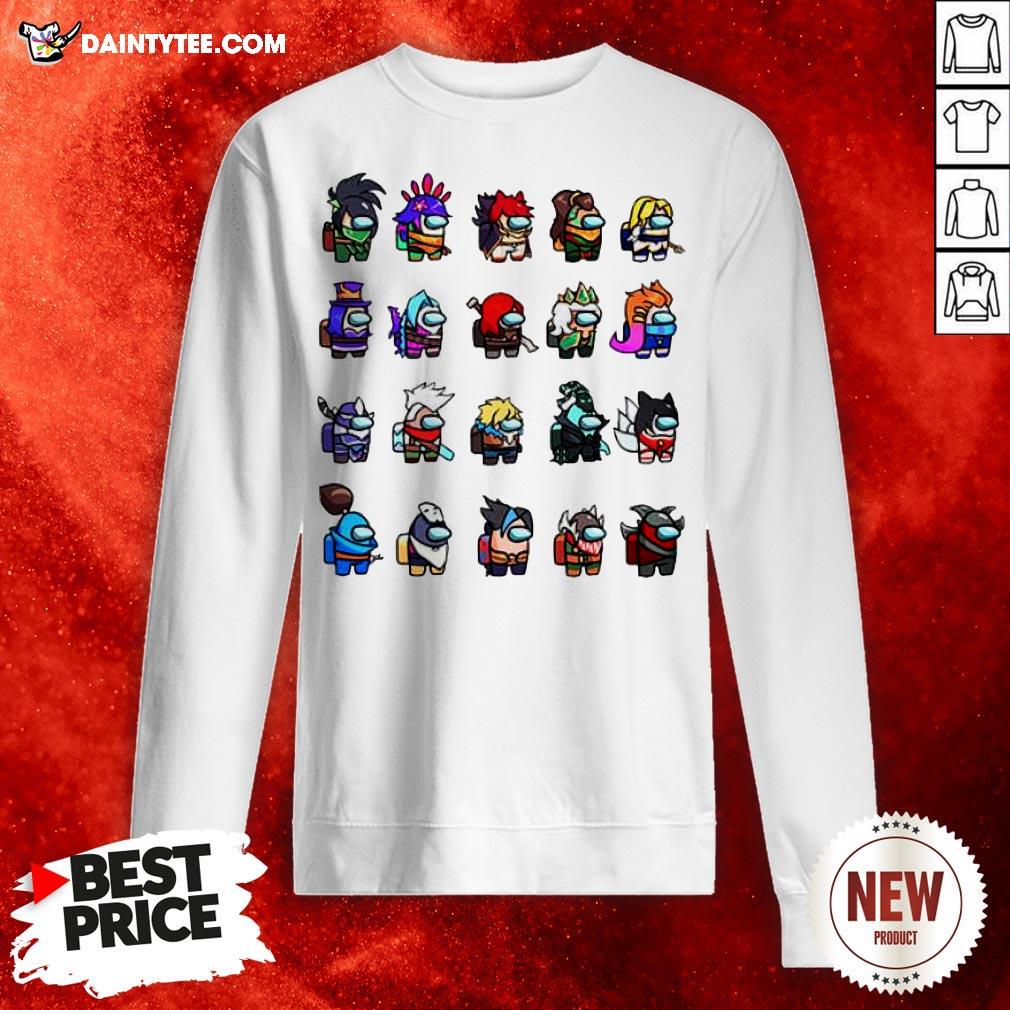 Among Us X League Of Legends Gams Shirt