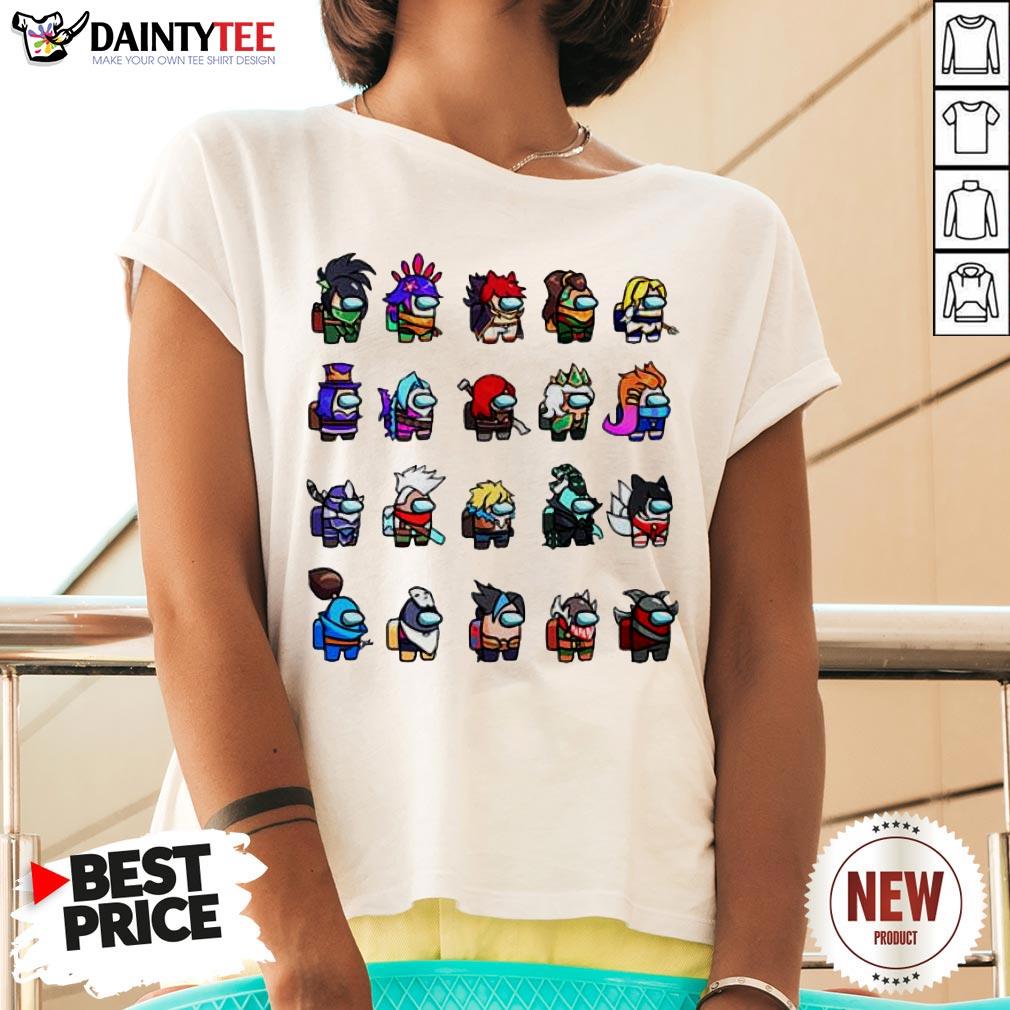Among Us X League Of Legends Gams Shirt
