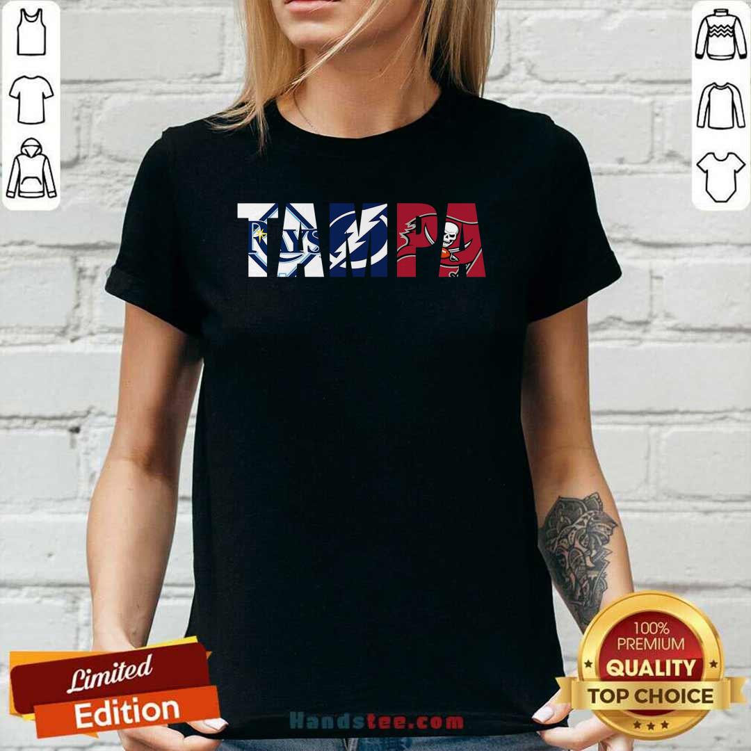 Amused Tampa Sports Rays Lightning Buccaneers 5 Shirt
