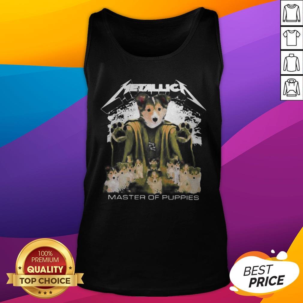 Awesome Labrador Husky Metallica Master Of Puppies Shirt