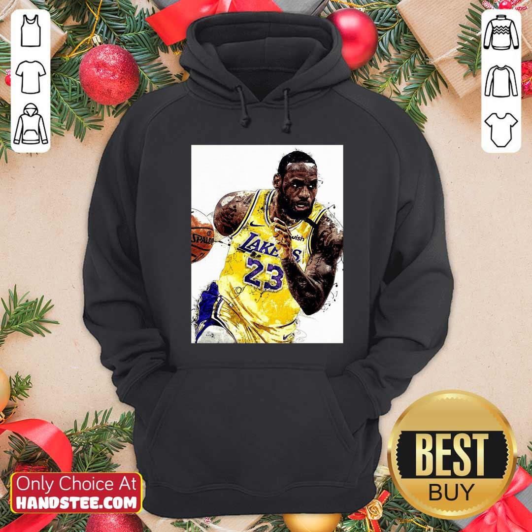 Awesome Lebron James 23 Los Angeles Laker Shirt