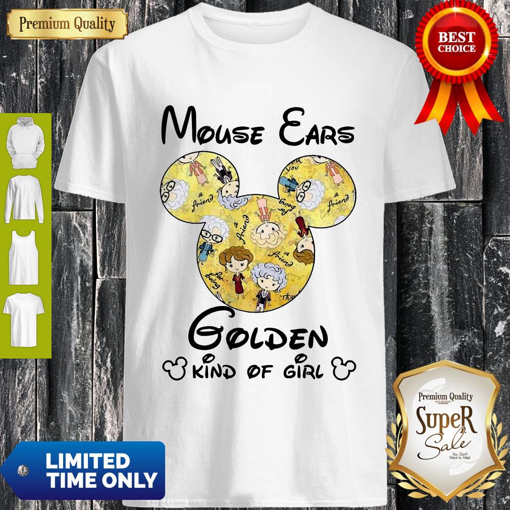 Awesome Mouse Ears Golden Kind Of Girl Mickey Mouse Shirt