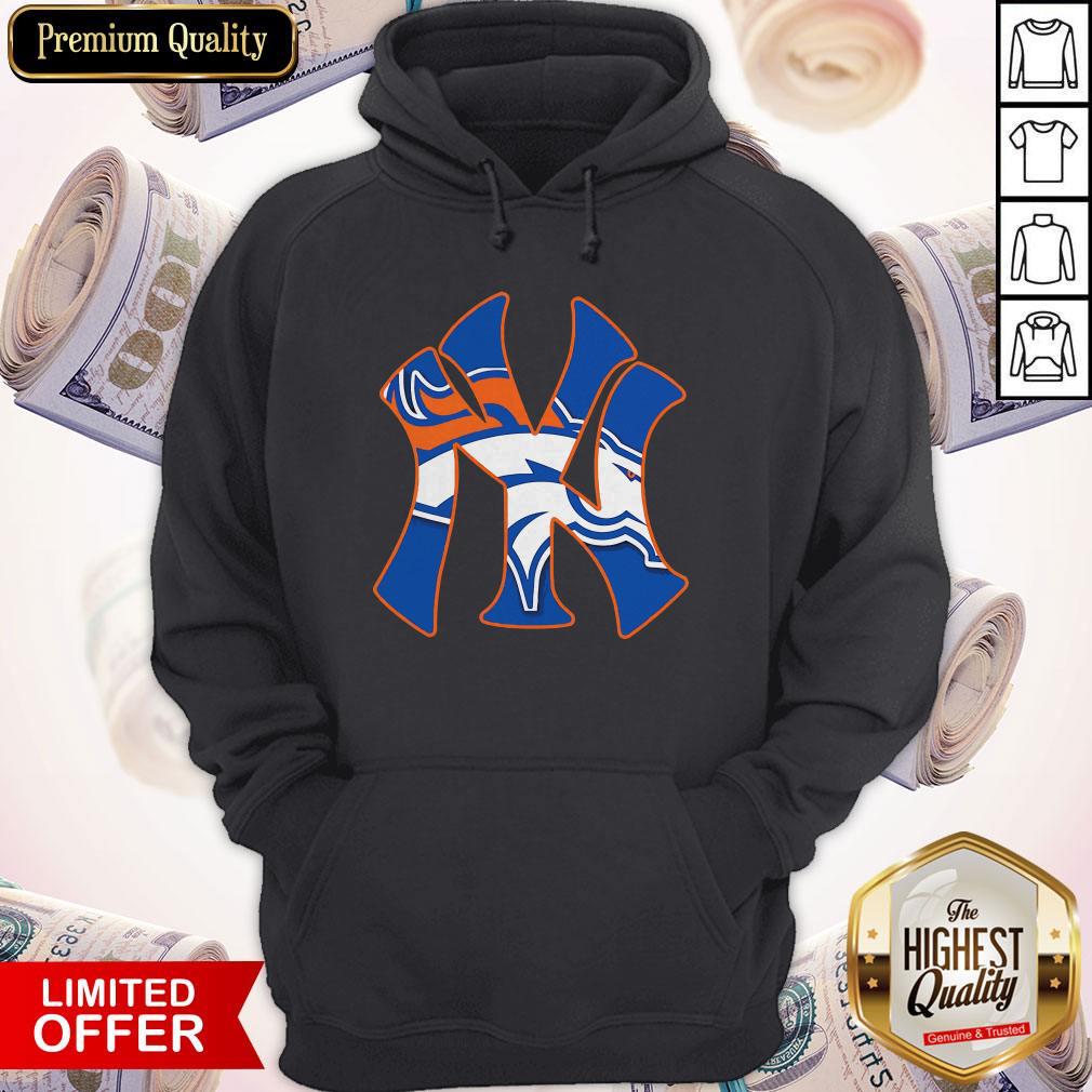 Awesome New York Yankees And Denver Broncos Shirt