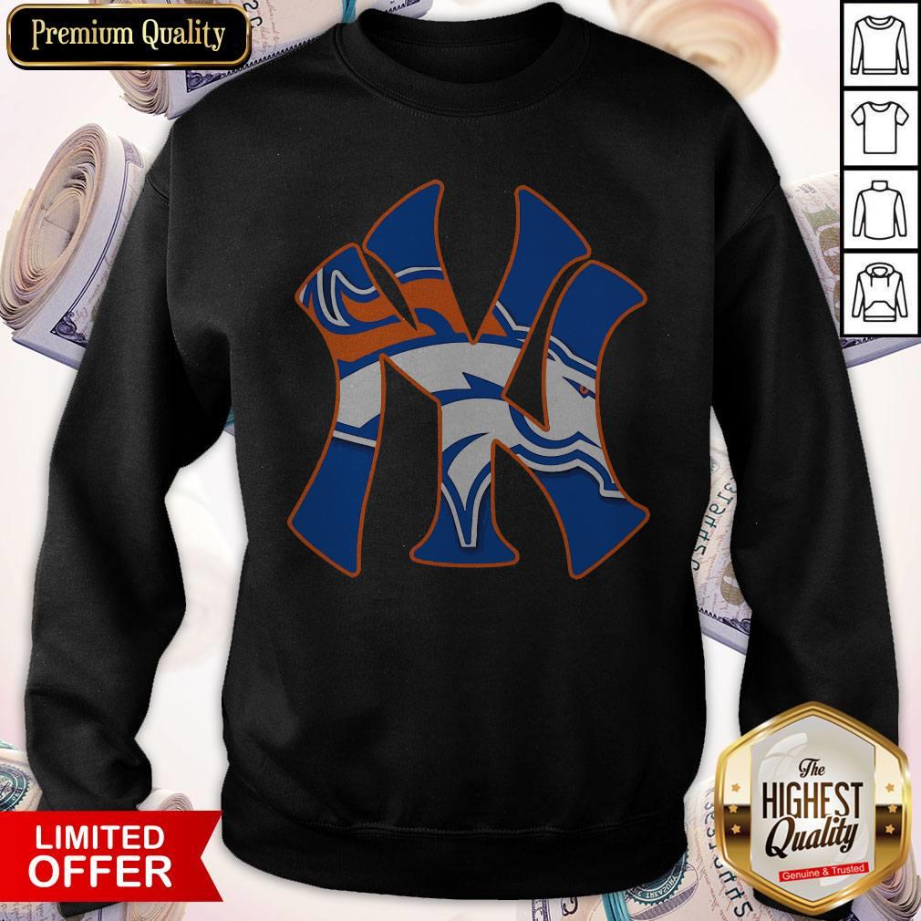 Awesome New York Yankees And Denver Broncos Shirt
