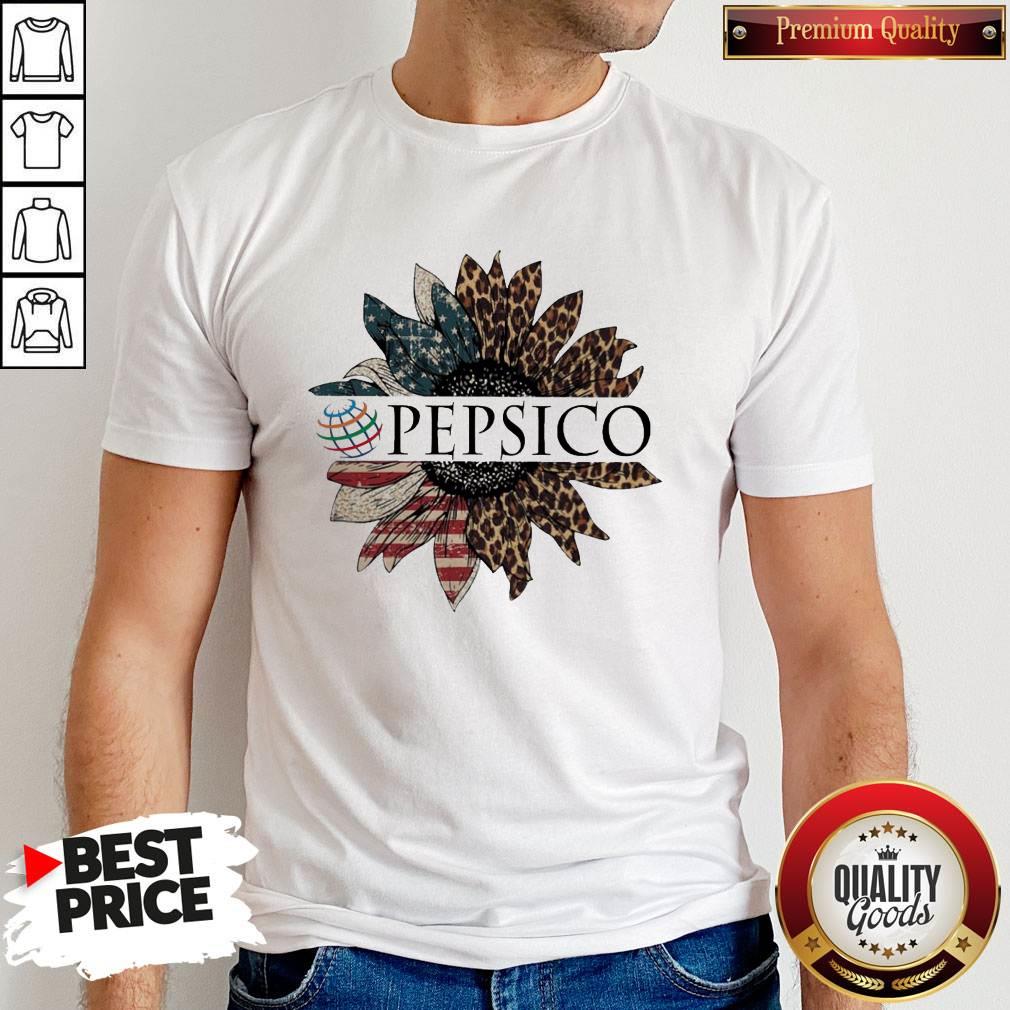Awesome Pepsico The 4th Of July Sunflower American Flag Shirt