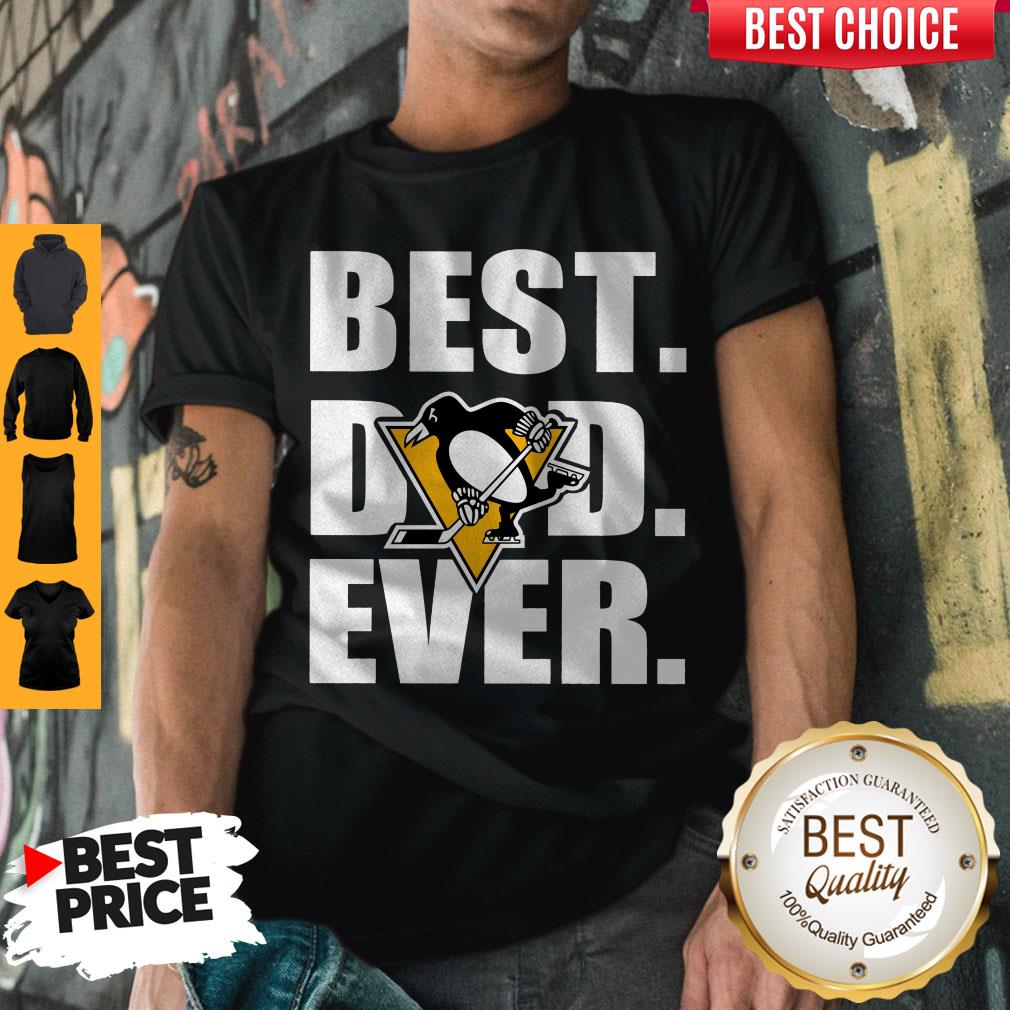 Awesome Pittsburgh Penguins Best Dad Ever Shirt