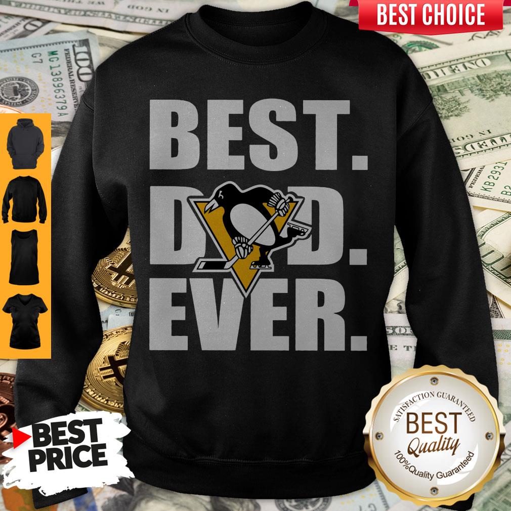 Awesome Pittsburgh Penguins Best Dad Ever Shirt