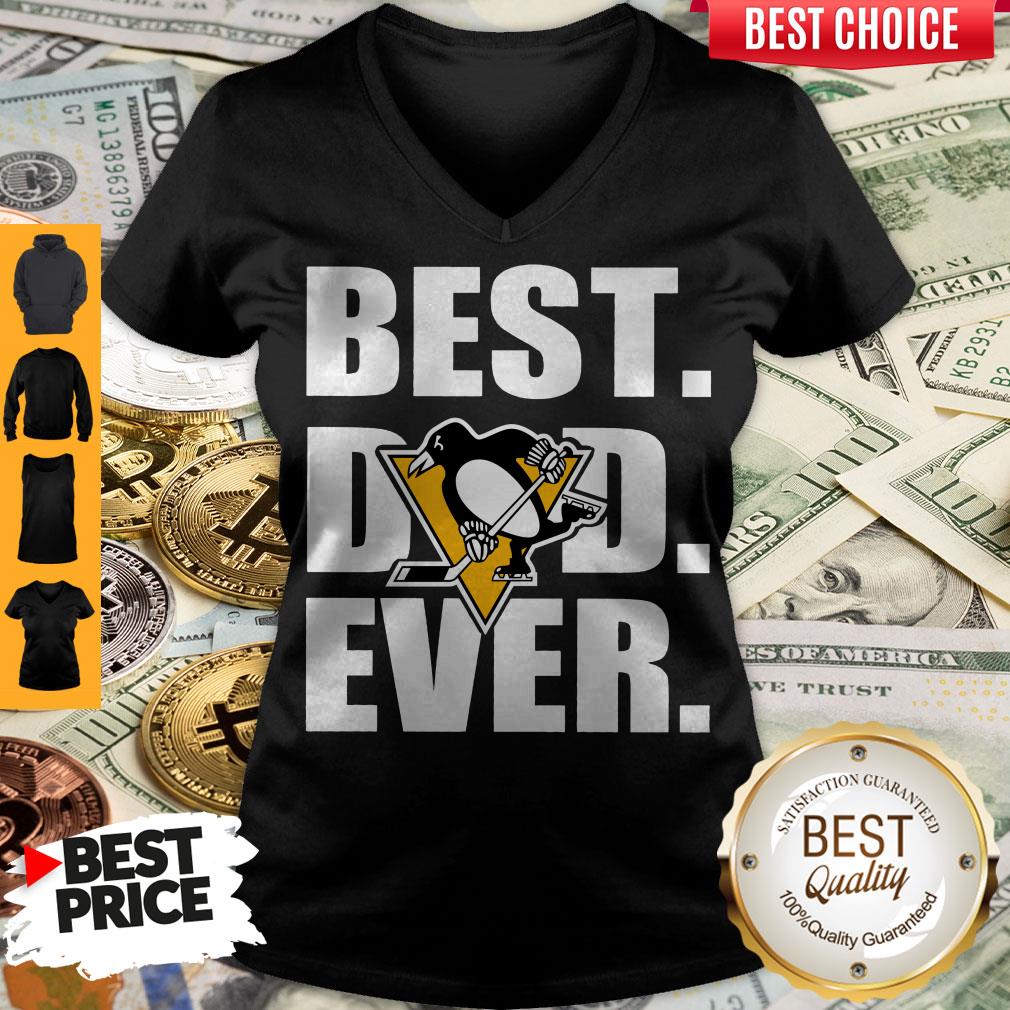 Awesome Pittsburgh Penguins Best Dad Ever Shirt