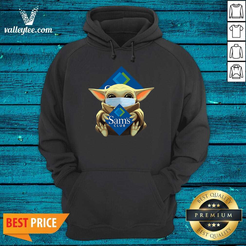 Awesome Star Baby Yoda Mask Hug Sams Club Covid-19 Shirt