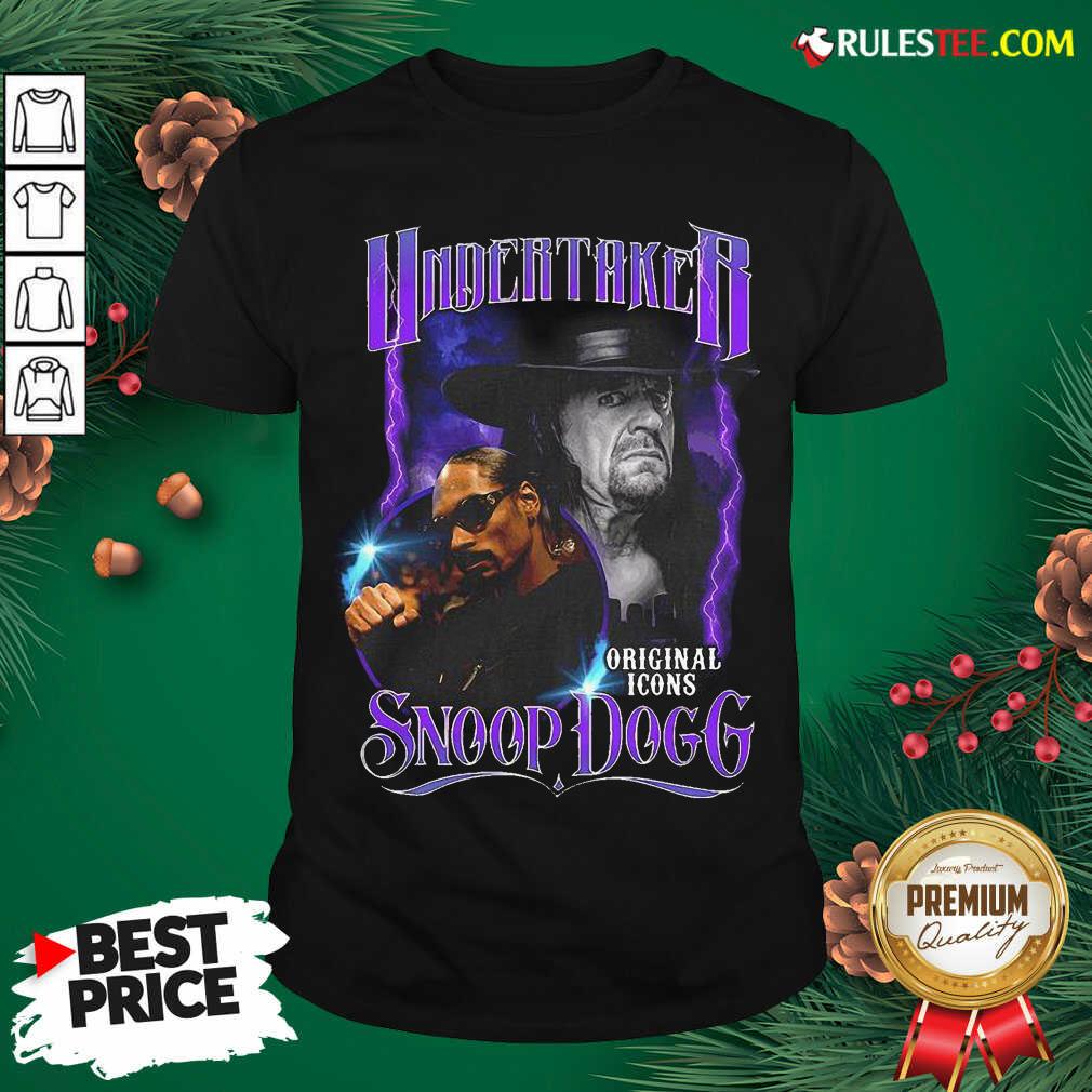 Awesome Undertaker Original Icons Snoop Dogg Shirt