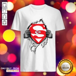Premium Blood Insides Superman Kansas City Chiefs Shirt