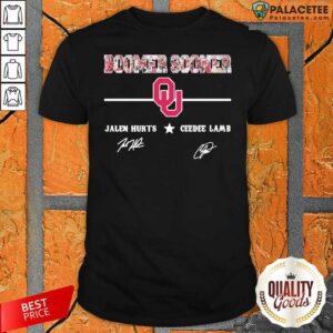 Premium Oklahoma Sooners Jalen Hurts And Ceedee Lamb Signatures Shirt