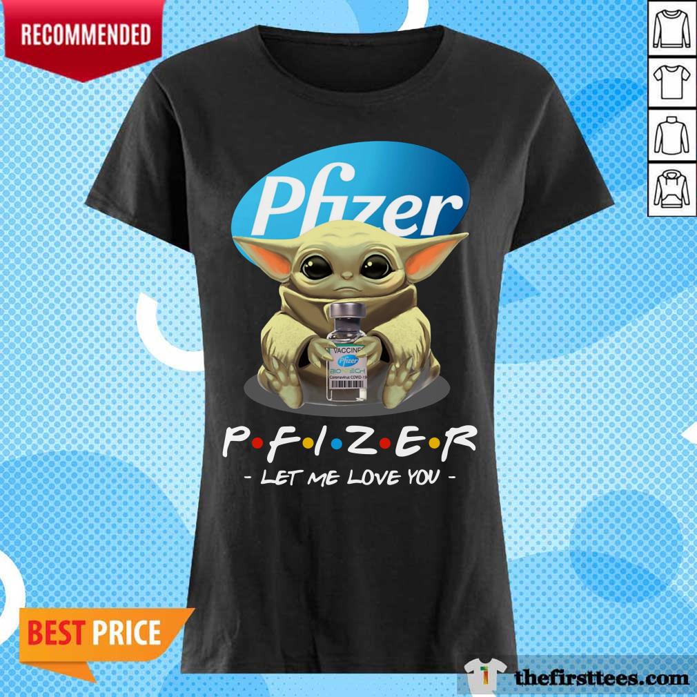 Baby Yoda Hug Vaccine Pfizer Shirt