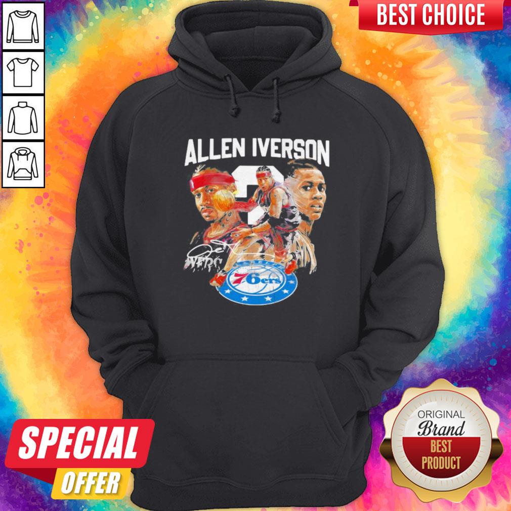 Basketball Allen Iverson Philadelphia 76ers Signature Shirt