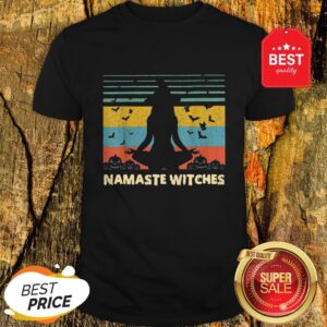 Official Hot Yoga Namaste Witches Halloween Shirt