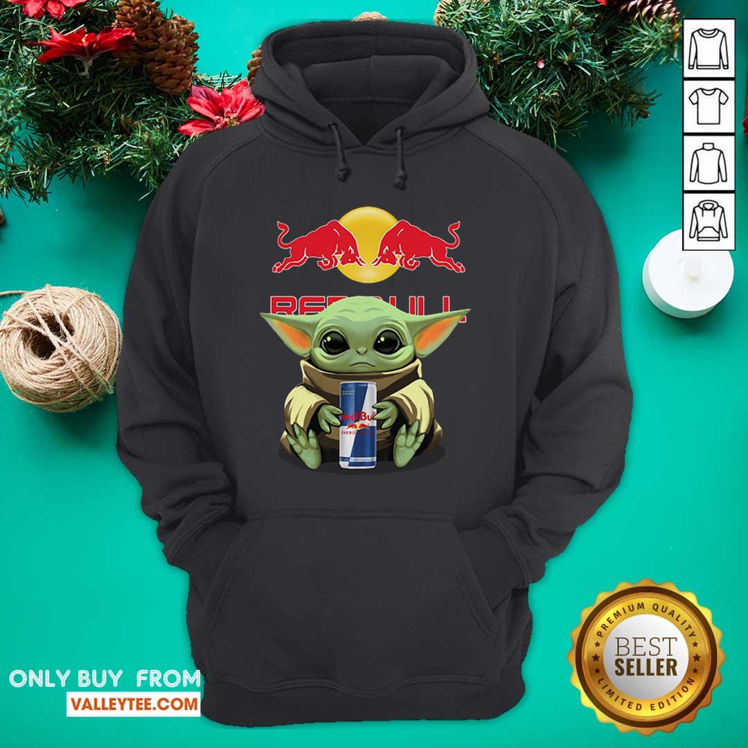 Beautiful Baby Yoda Hugs Red Bull Shirt
