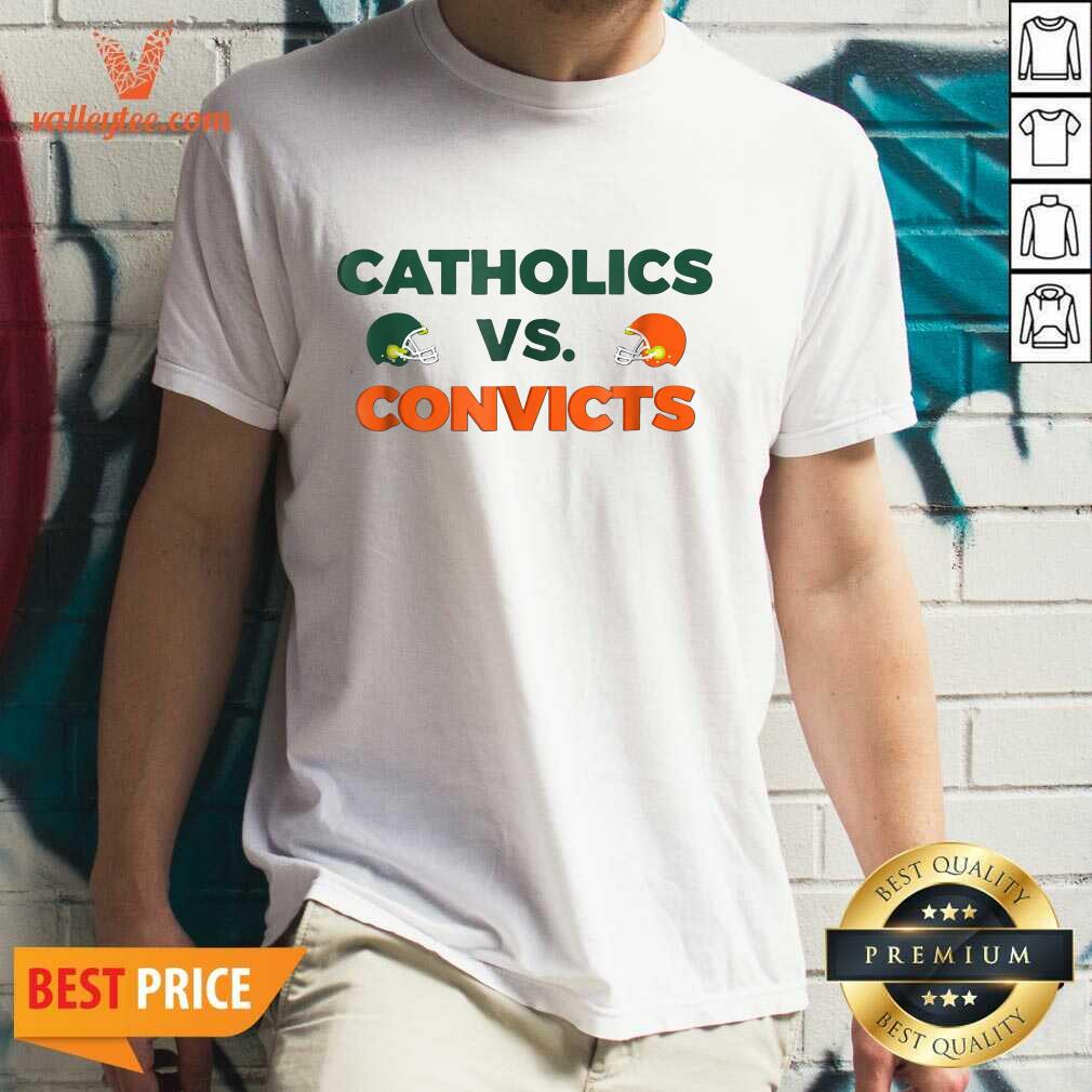 Beautiful Catholics Vs Convicts Football Shirt